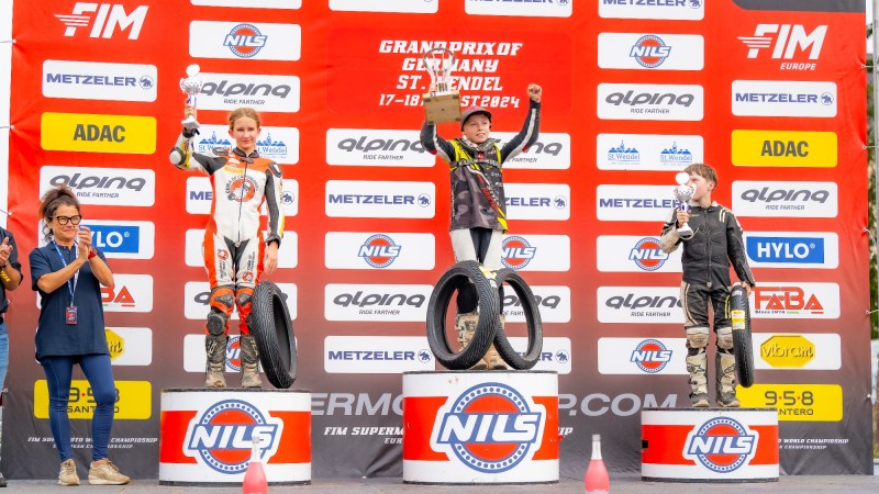 Nick Hopp, wird Deutscher Jugend Meister im&nbsp;Supermoto